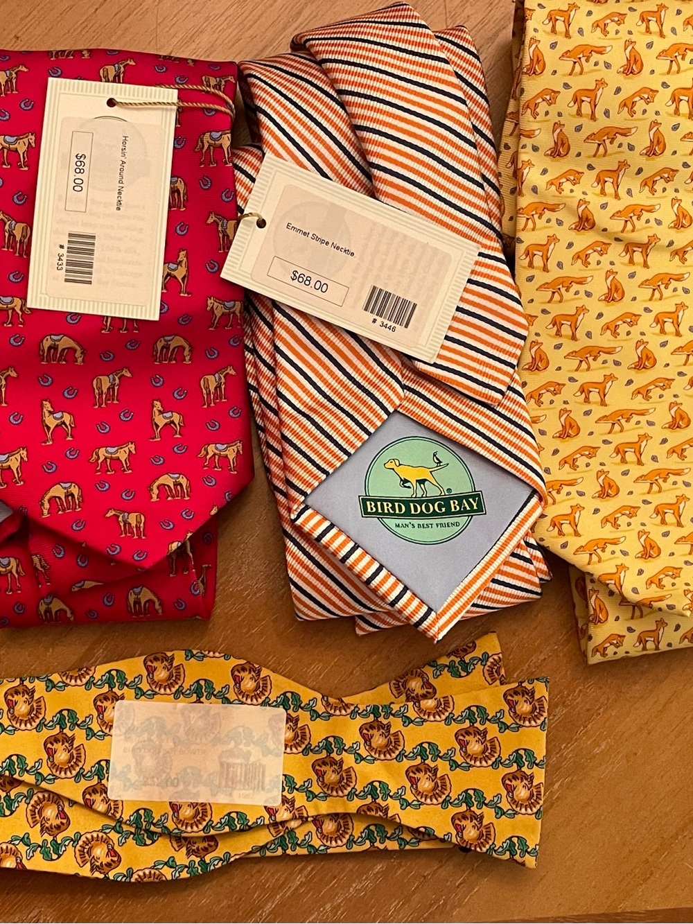 Bird Dog Bay Silk Neck Tie Lot Of 6